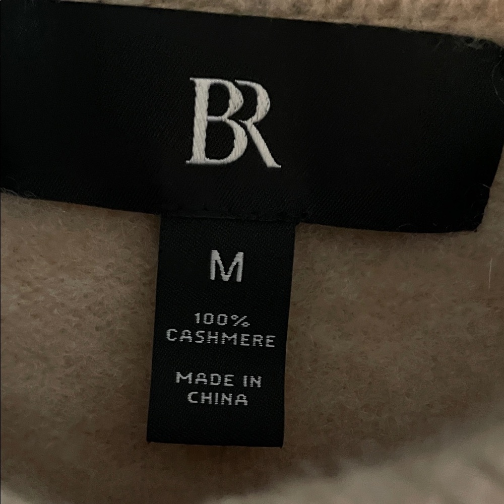 Banana Republic Light Tan Collared Cashmere Cardigan - Picture 3 of 8